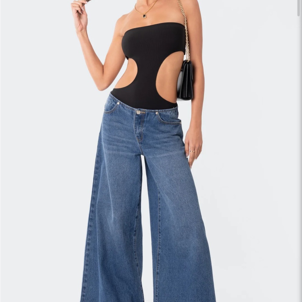 Edikted black bodysuit